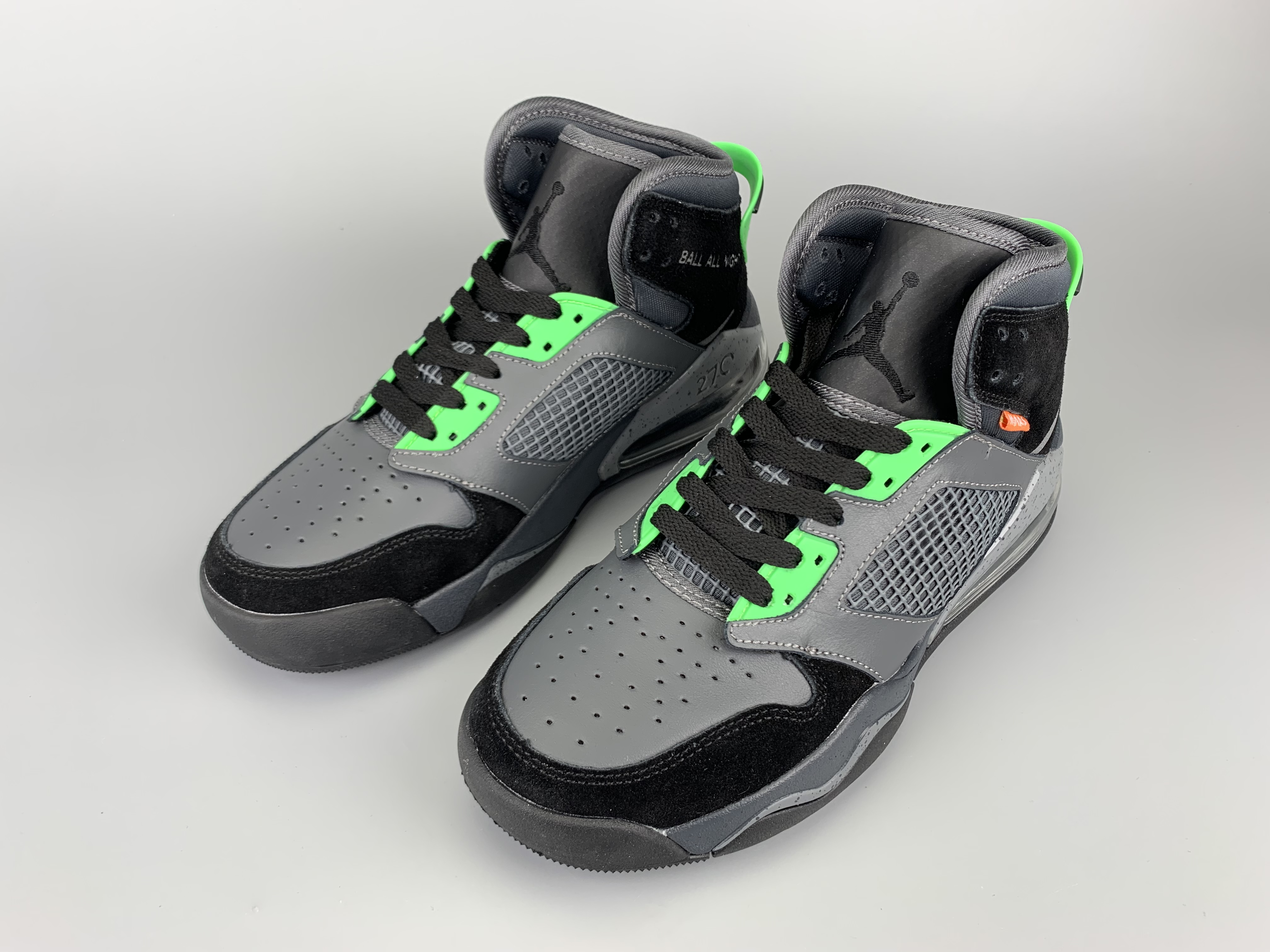 New Jordan Mars 270 Black Grey Green